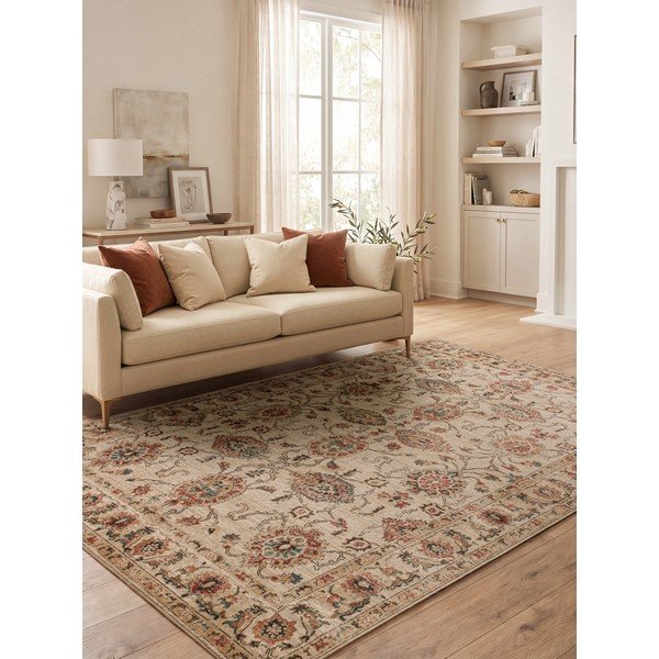 Tappeto beige 160x220 cm Raja – Asiatic Carpets-image-1
