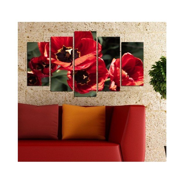Quadro a più parti Qerio, 102 x 60 cm - Insigne-image-1