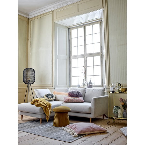 Sgabello in colore senape Roberta - Bloomingville-image-2