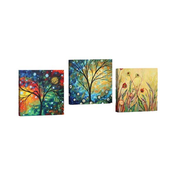Pittura decorativa in più parti, 33 x 33 cm - Evila Originals