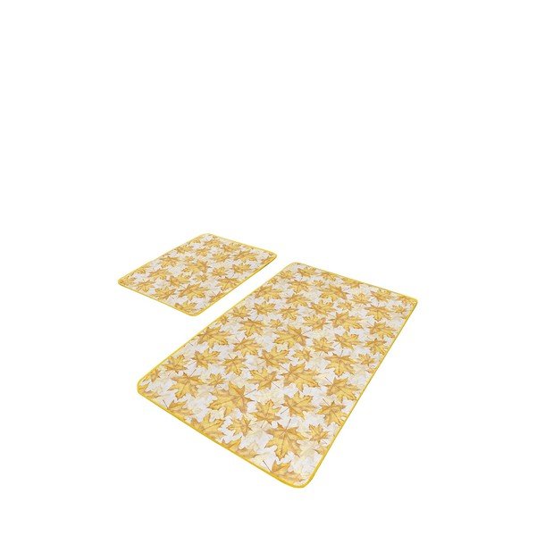 Tappetini da bagno gialli in set da 2 60x100 cm - Mila Home