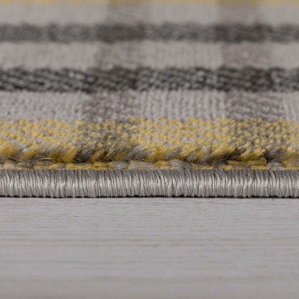 Tappeto giallo-grigio Highland, 160 x 230 cm - Flair Rugs-image-2