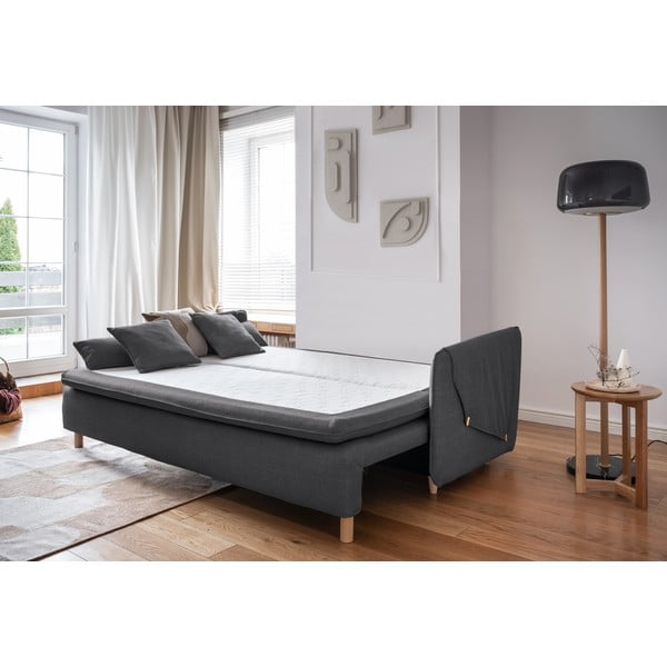 Divano letto grigio scuro 207 cm Simon - Miuform-image-4