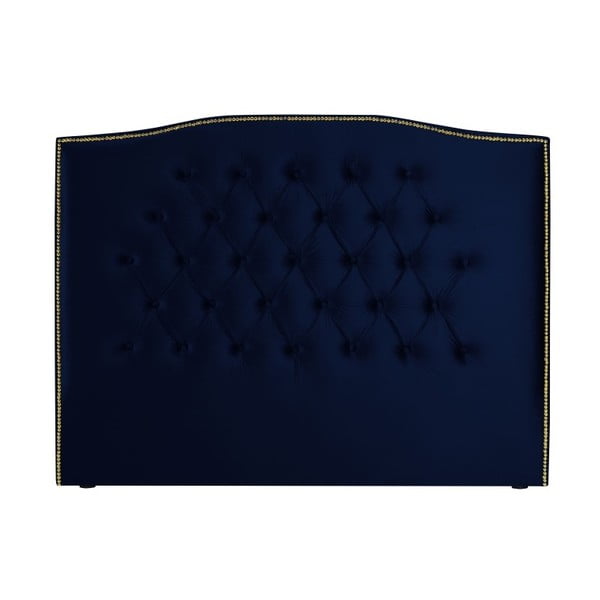 Testata blu navy Mazzini Sofas Daisy, 160 x 120 cm - Cosmopolitan Design