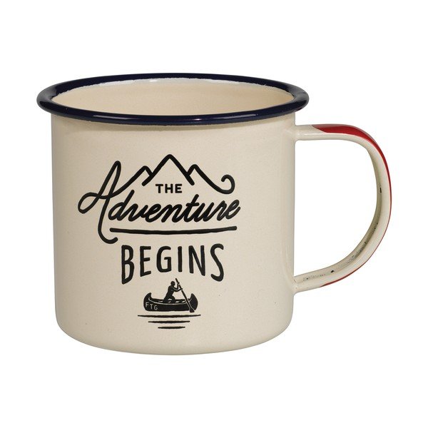 Tazza smaltata Adventure Begins, 300 ml - Gentlemen's Hardware-image-3