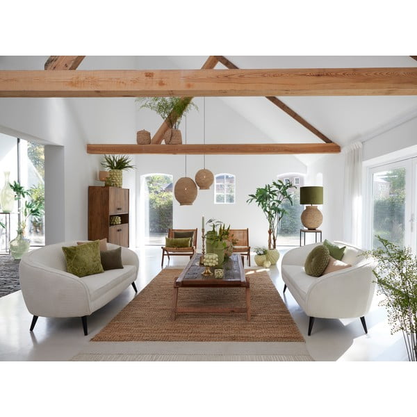 Tappeto tessile di colore naturale 200x350 cm Ivaro - Light & Living-image-3