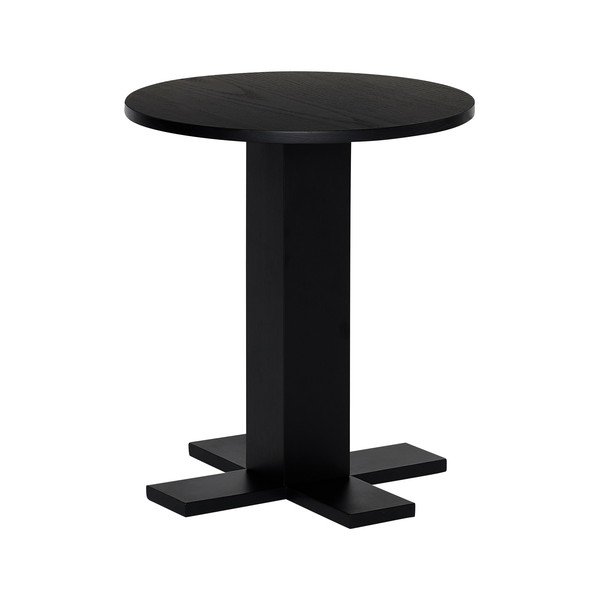 Tavolino rotondo con effetto rovere ø 45 cm Koohi – Hübsch
