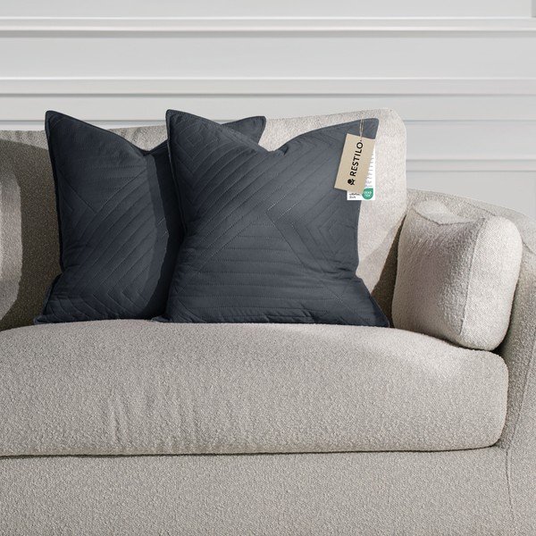 Federe decorative in set in microfibra 2 pz 50x70 cm Softa – Restilo-image-1