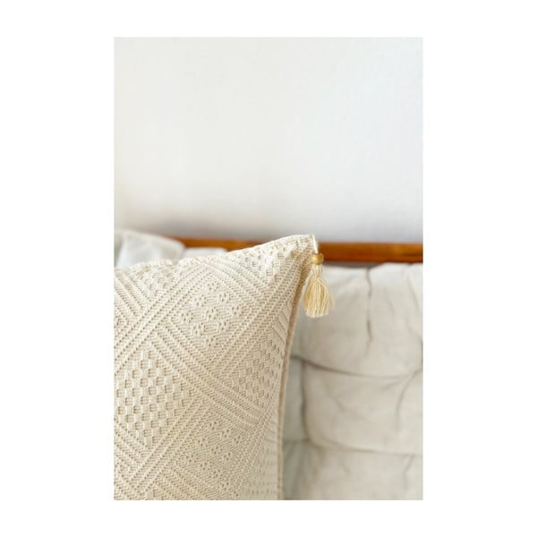 Federe in set di 4 federe in cotone biologico 43x43 cm Natural - Mila Home-image-3