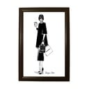 Poster in cornice nera Chanel, 33,5 x 23,5 cm Kahand Icen Kadin - Piacenza Art