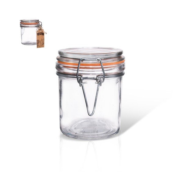 Sklěněná dóza s kovovým patentem Orion Bella, 300 ml