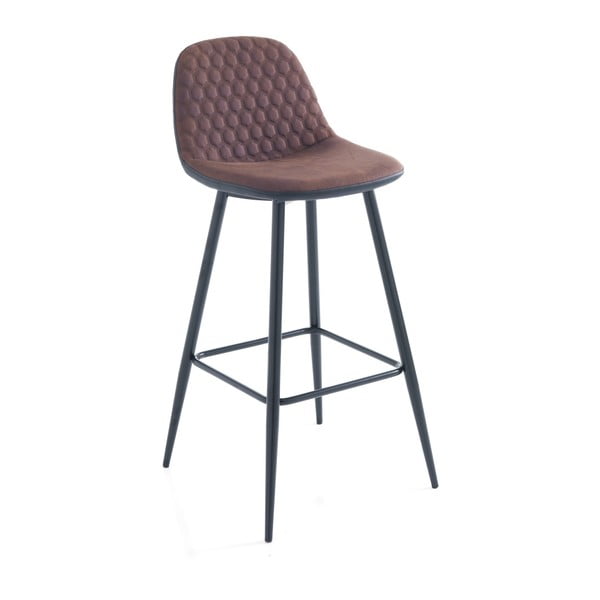 Set di 2 sedie da bar marroni Gale - Tomasucci