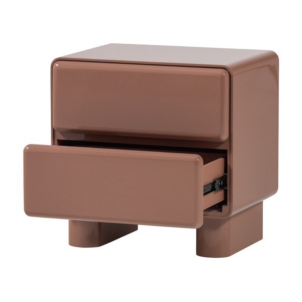 Comodino rosa lucido Lustra – WOOOD-image-4