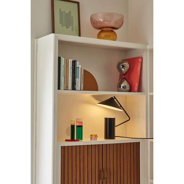 Lampada da tavolo nera in metallo (altezza totale 32 cm) Sen – Hübsch-image-1