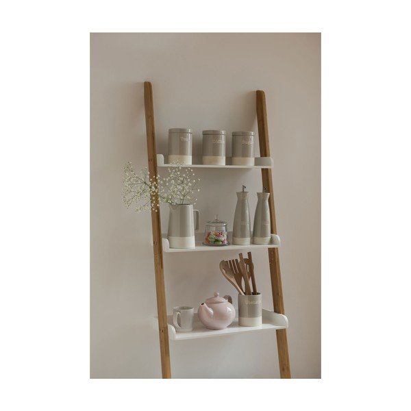 Set di 2 vasi in gres marrone con imbuto per olio e aceto , 528 ml - Premier Housewares-image-1