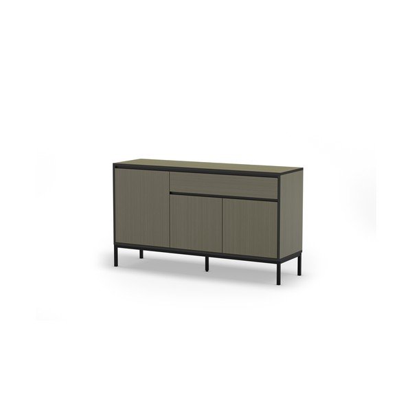 Cassettiera bassa verde scuro 140x80 cm Lorenza - Marckeric-image-3
