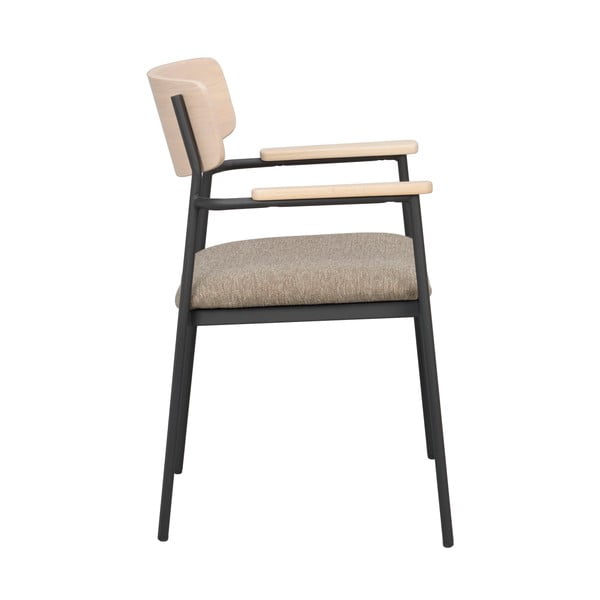 Sedie da pranzo in colore beige-naturale in set da 2 Maymont - Rowico-image-3