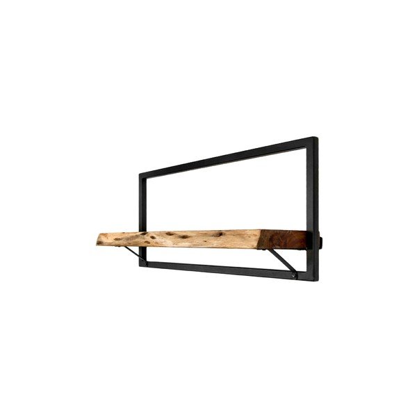 Mensola a muro in legno di acacia non trattato, 70 x 32 cm Levels - HSM collection-image-2