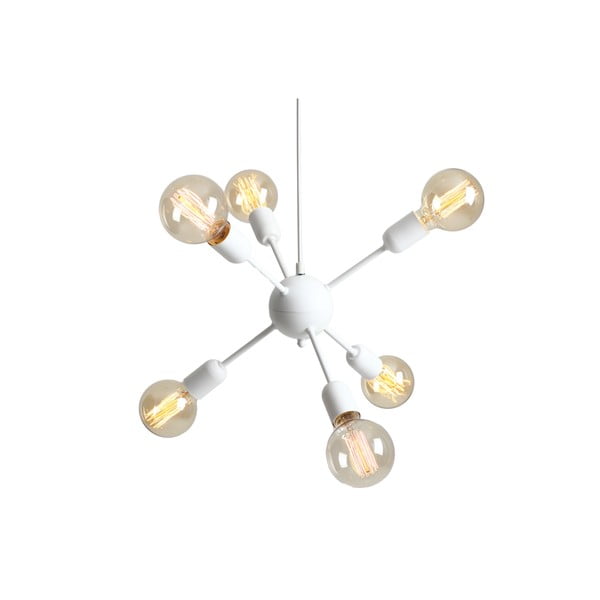 Lampada a sospensione bianca per 6 lampadine Forma personalizzata Ball Vanwerk - CustomForm