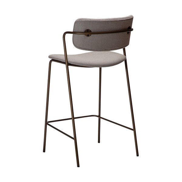 Sgabello da bar grigio (altezza della seduta 67,5 cm) Zed – DAN-FORM Denmark-image-4