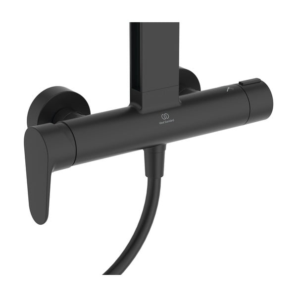 Set rubinetteria da doccia in metallo nero opaco 111 cm ALU+ - Ideal Standard-image-2