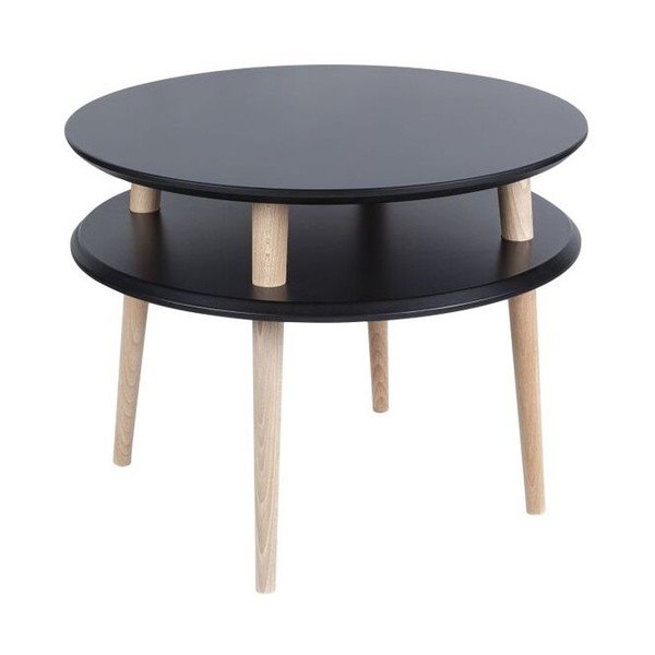 Tavolino UFO 45x57 cm, nero - Ragaba
