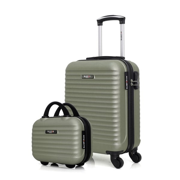 Set di 2 valigie in verde pastello Francia - Bluestar-image-3