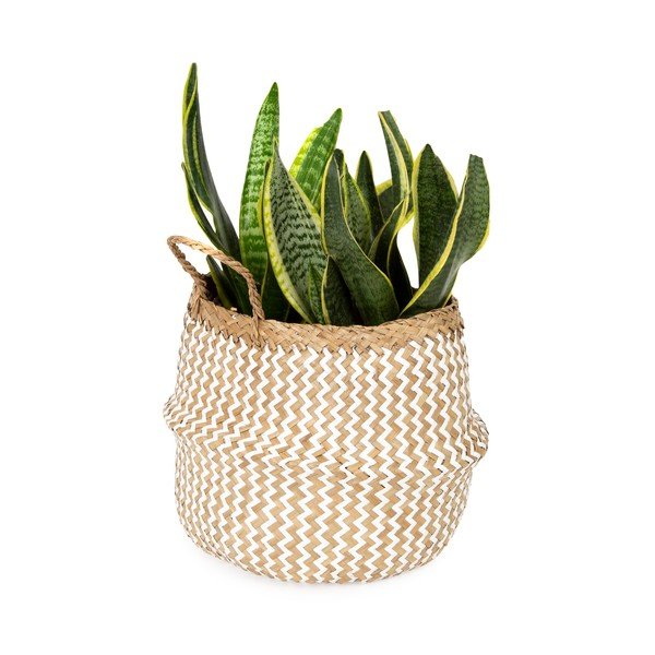 Cesto portaoggetti in seagrass chiaro , ⌀ 27 cm Zic Zac - Compactor-image-1