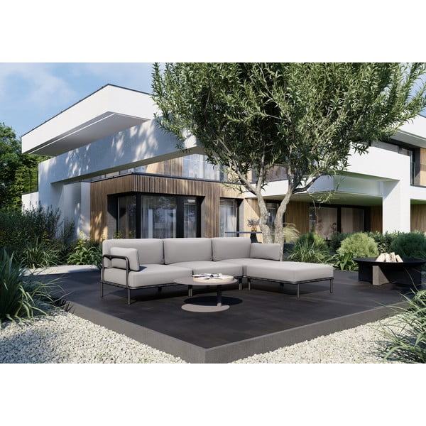 Modulo divano da giardino variabile grigio chiaro Salve - Sit Sit-image-1