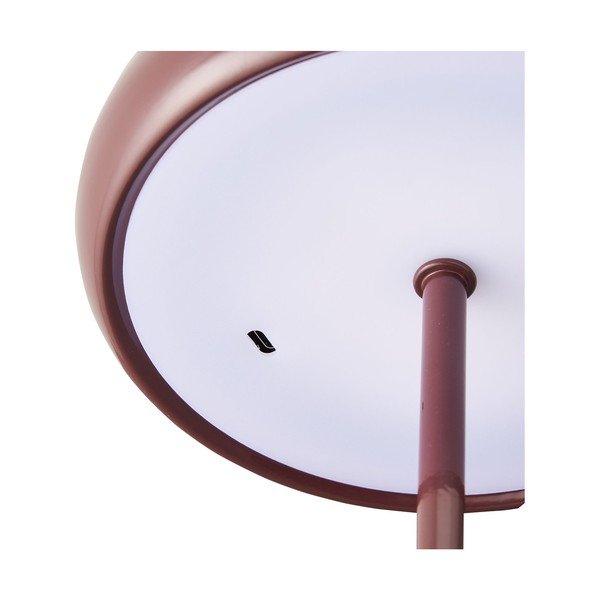 Lampada da tavolo burgundy in metallo (altezza totale 23 cm) Margate – House Nordic-image-2