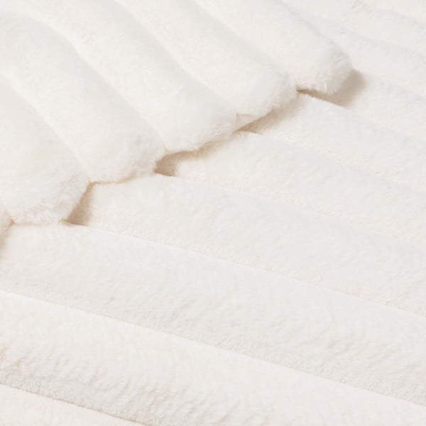 Coperta color crema in micropile 180x220 cm Boudoir – douceur d'intérieur-image-3