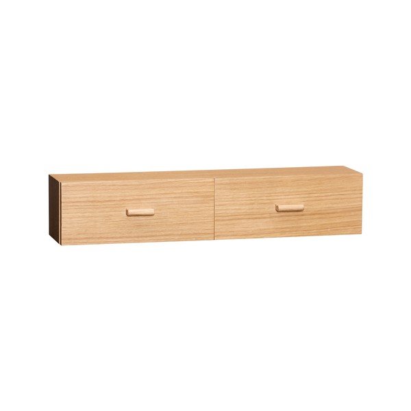 Mensola di colore naturale con effetto rovere 60 cm Shuno – Hübsch