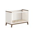 Lettino beige in pino massiccio con altezza regolabile 60x120 cm Sezane – Vipack