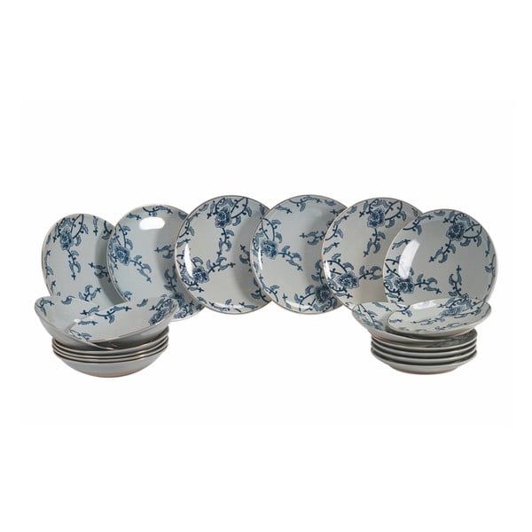 Set di piatti in porcellana da 18 pezzi Hamasei - VDE Tivoli 1996