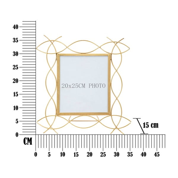 Portafoto in metallo Glam X, 35,5 x 37 cm - Mauro Ferretti-image-3