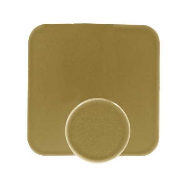 Set di ganci senza foratura oro opaco in metallo 2 pz Fixeo – douceur d'intérieur
