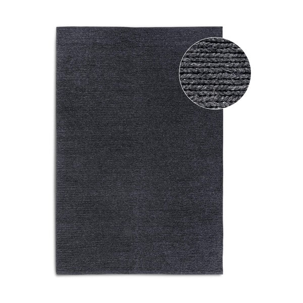 Tappeto grigio scuro in lana tessuto a mano 120x170 cm Francois - Villeroy&Boch