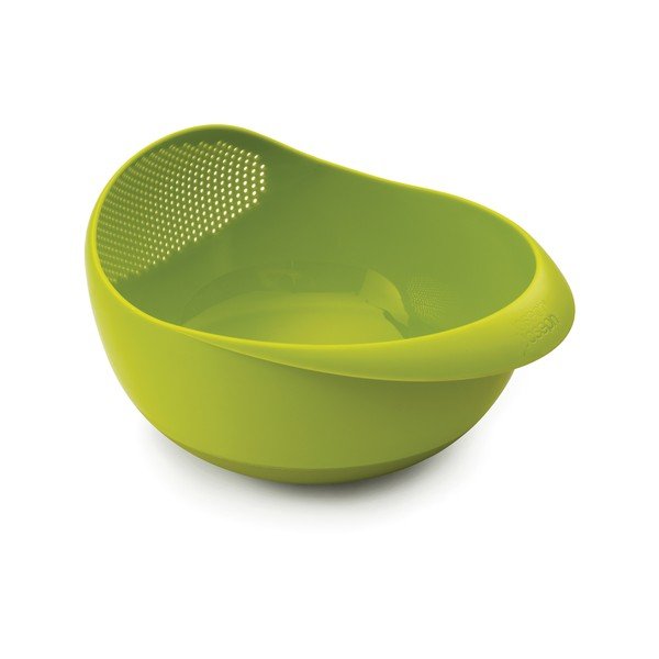 Zelená mísa s cedníkem Joseph Joseph Prep&Serve, délka 21 cm