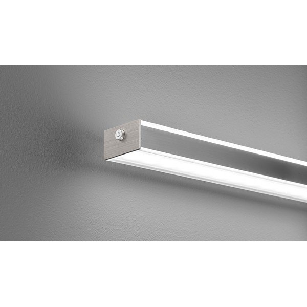 Lampadario con intensità regolabile argentato in metallo Vitan – Fischer & Honsel-image-3