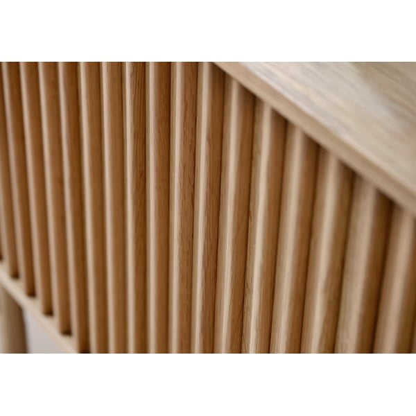 Cassettiera bassa in rovere naturale 160x73 cm Carno - Unique Furniture-image-1