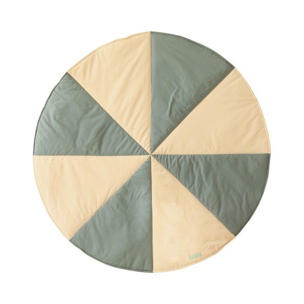 Tappeto da gioco per bambini blu e beige Blue Circus - Moi Mili
