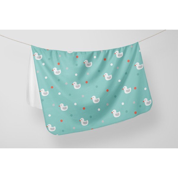 Coperta blu per bambini 85x125 cm - OYO kids-image-1
