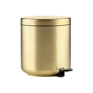 QINOFEN Cestino Gettacarte Piccolo Con Coperchio Ammortizzato E Pedale - 5,5 Litri, Acciaio Inox Anti-impronta, Filtro Anti Odore A Carboni Attivi, Per Bagno E Camera
