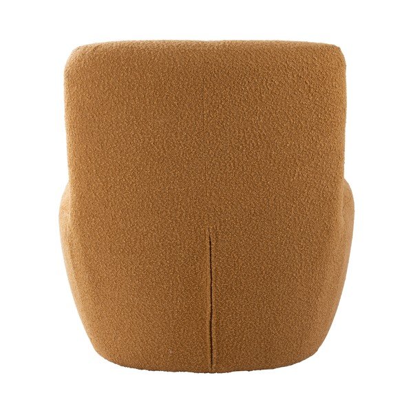 Poltrona gialla in tessuto bouclé Ada - Leitmotiv-image-4