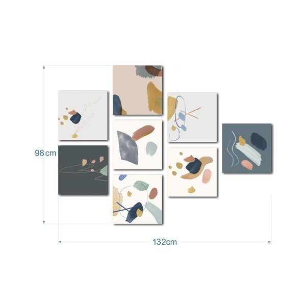Set di 8 dipinti a pastello - Insigne-image-2