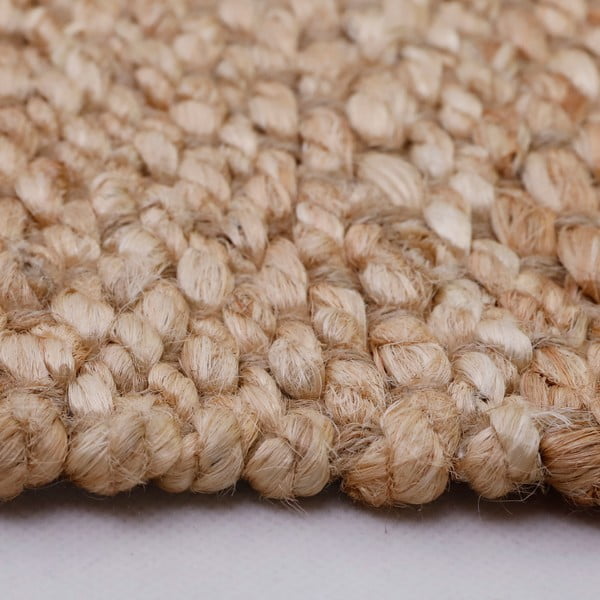 Tappeto marrone in iuta tessuto a mano 110x170 cm Elton – Nattiot-image-1