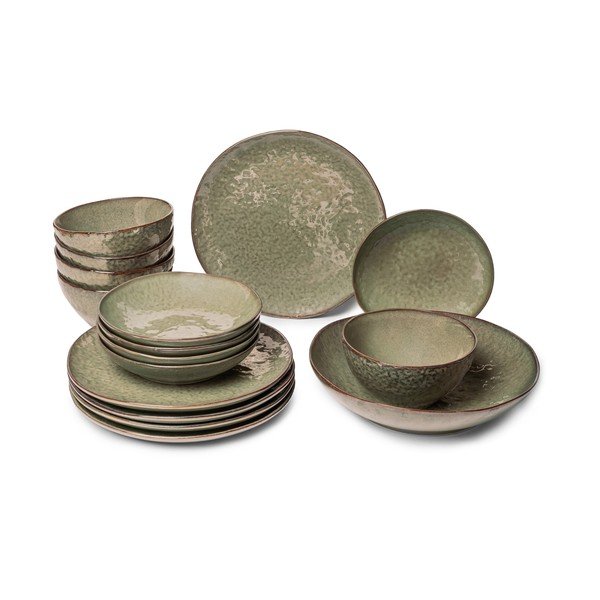 Set da pranzo in pietra 16 pz per 5 persone Nephrite – Bonami Selection