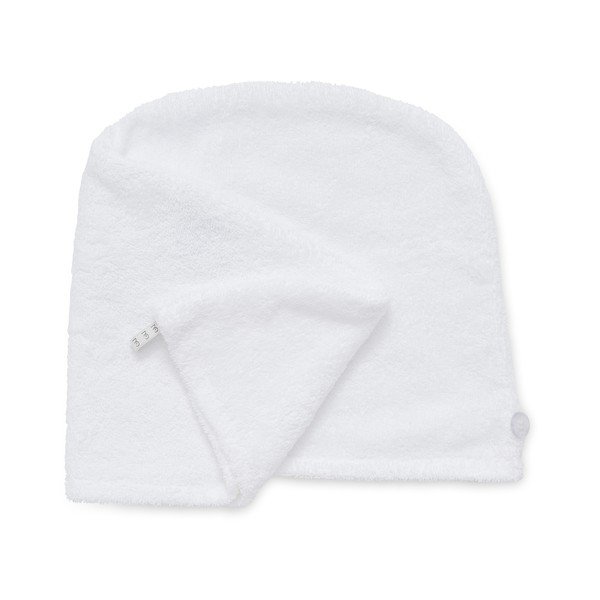 Asciugacapelli in cotone bianco ad asciugatura rapida in set da 2 20x13 cm Quick Dry - Catherine Lansfield-image-2