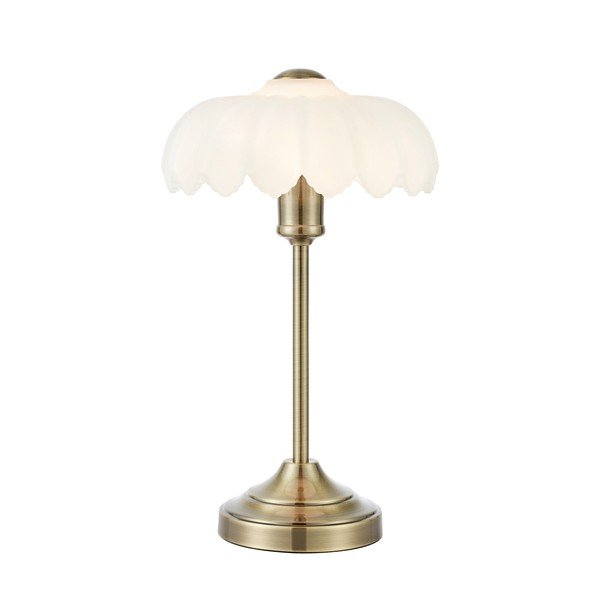 Lampada da tavolo color crema/color ottone (altezza totale 43 cm) Kurage – Markslöjd