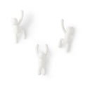 Ganci in plastica da parete in set da 3 Buddy - Umbra